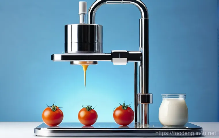 식품 가공에서의 고압 균질화 - **Prompt 2: Creamy Delights: The Magic of High-Pressure Homogenization in Dairy and Soups**
    A wa...
