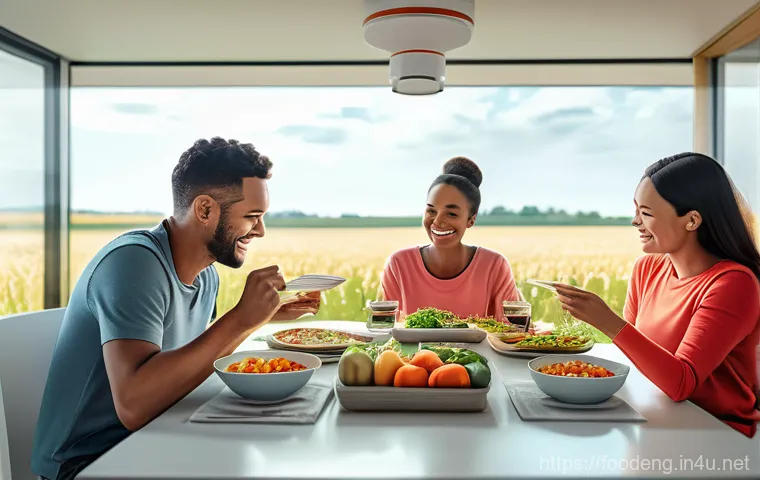 식품 품질 분석에서의 데이터 마이닝 - A diverse family, including parents and a happy toddler in a clean bib, enjoying a wholesome meal at...